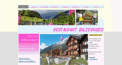 Desktop Screenshot of golzernsee.ch